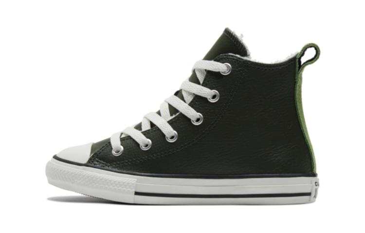 Converse Chuck Taylor All Star High top Kids Canvas Shoes Green Children Aged 3 7 Years Old