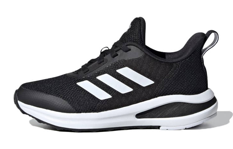 Adidas Adidas Fortarun 2020 Comfortable Breathable Low top Kids' Running Shoes Black White Kids'