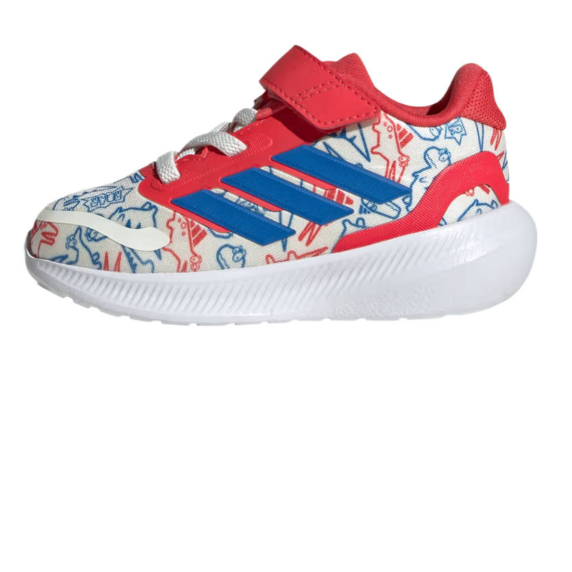 Adidas Adidas RUNFALCON 5 Low top Toddler Shoes Red White Infant And Toddler