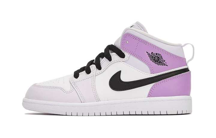 Jordan Jordan Kids Jordan 1 Mid "Barely Grape" Sneakers
