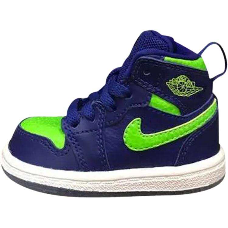 Jordan Jordan Air Jordan 1 High top Toddler Shoes Blue Infant And Toddler