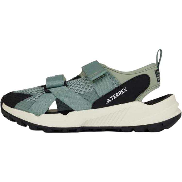 Adidas Adidas Terrex Hydroterra Slip Resistant Abrasion Resistant Low top Children's Sandals Green Teenagers