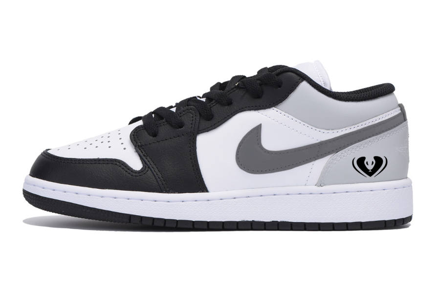 Jordan Jordan Air Jordan 1 Low Leather Low top Children's Basketball Shoes Black Teenagers