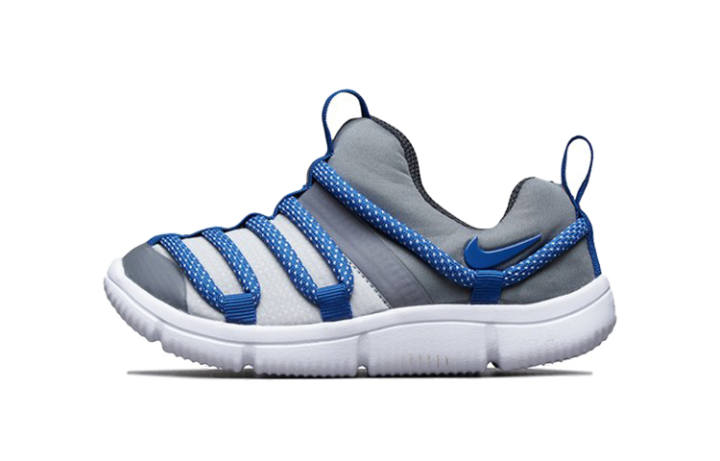 Nike Nike Novice Comfortable Slip Resistant Cushioning Breathable Low top Toddler Shoes Gray Blue Infant And Toddler