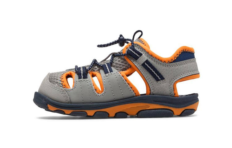 New Balance New Balance Comfortable Low top Toddler Shoes Gray Orange Infant And Toddler