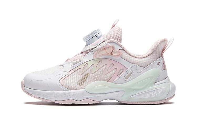 Antakids Slip Resistant And Breathable Low top Kids Lifestyle Shoes White Pink Green Children Aged 3 7 Years Old