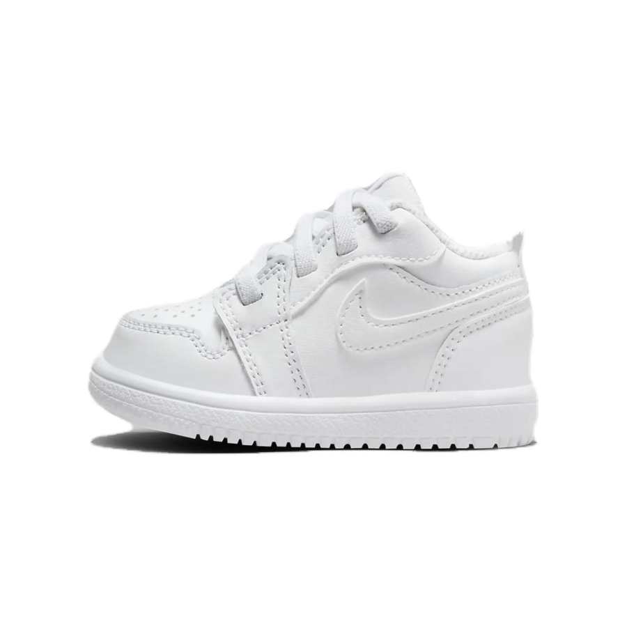 Jordan Baby Jordan Air Jordan 1 Slip Resistant Abrasion Resistant Low top Toddler Shoes White