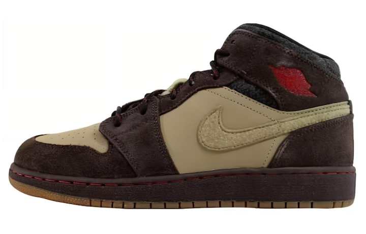 Jordan Jordan 1 Mid Premium Baroque Brown GS