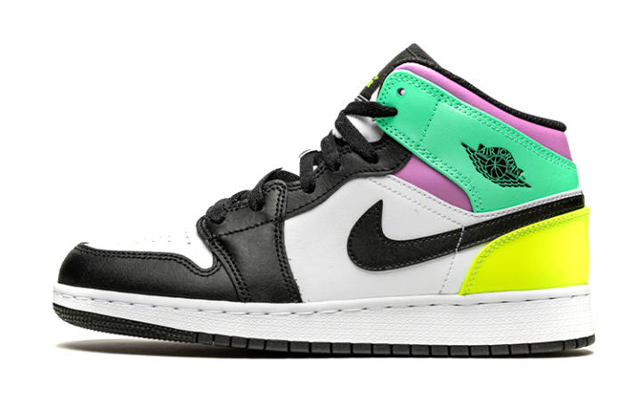 Jordan Jordan 1 Mid Pastel Black Toe GS