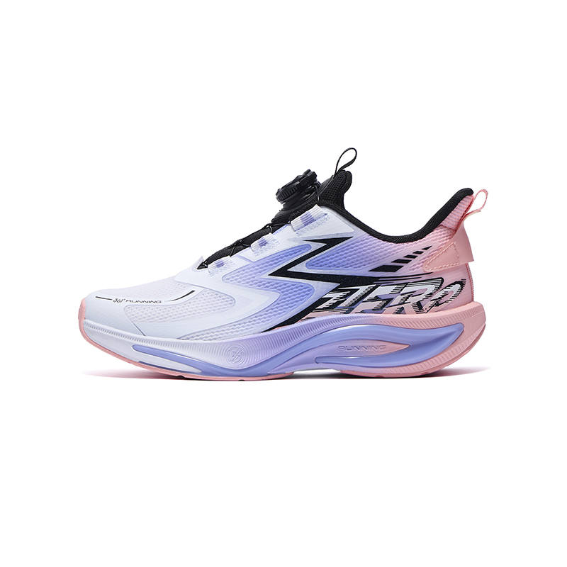 361°KIDS Running Shoes 361 Degrees White/soft Purple/sweet Fruit Pink Teenagers