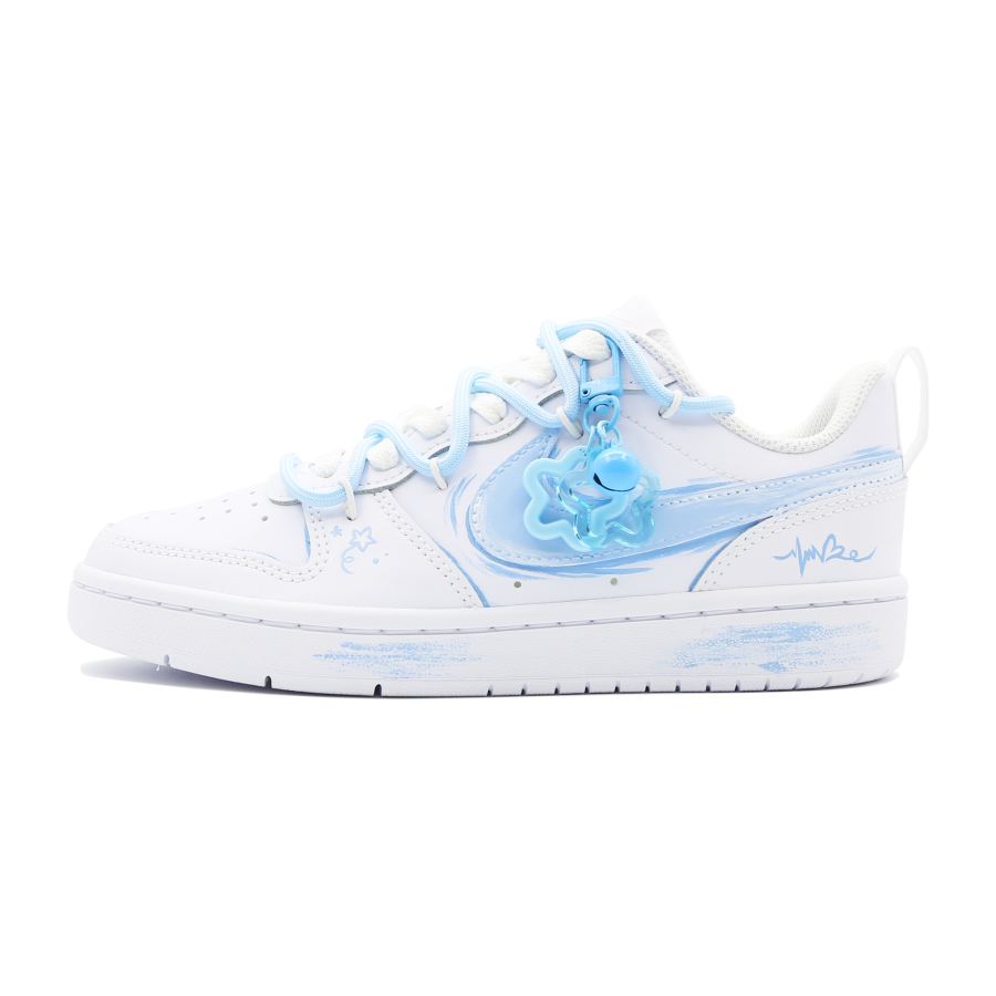 Nike Nike Court Borough Kids' Skateboarding Shoes Pink Blue Teenagers