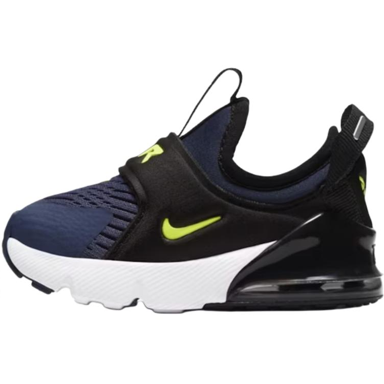 Nike Nike Air Max 270 Abrasion Resistant Low top Toddler Shoes Marine Blue/Black Infant And Toddler