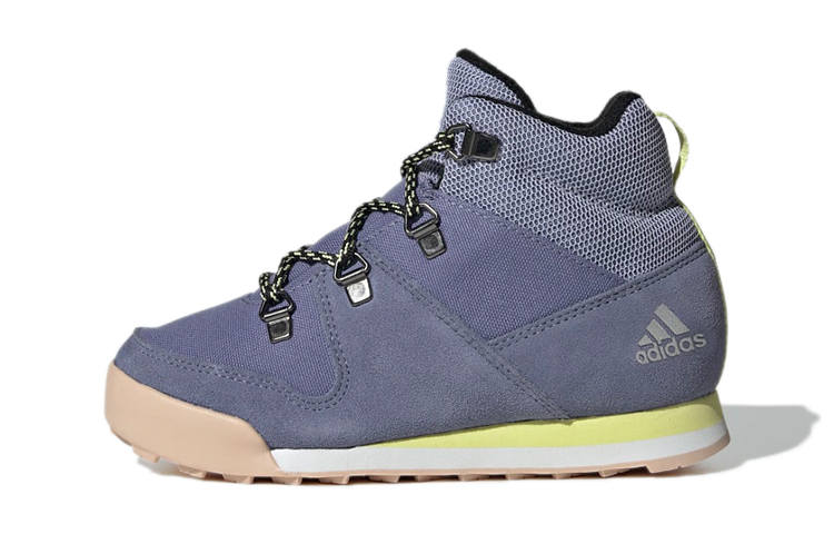 Adidas Adidas Climawarm Snowpitch Comfortable Abrasion Resistant Abrasion Resistant Mid top Kids' Outdoor Shoes Purple Kids'