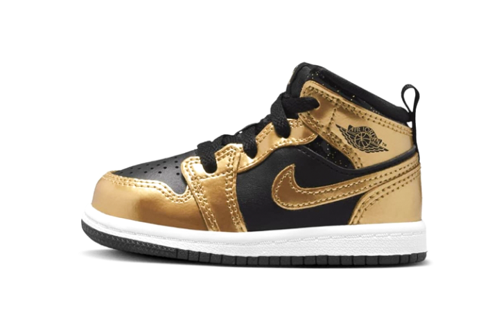 Jordan Jordan 1 Mid SE Metallic Gold Black TD