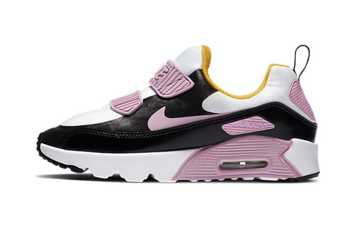 Nike Nike Air Max 90 Tiny Low top Running Shoes Black Pink Children Aged 3 7 Years Old