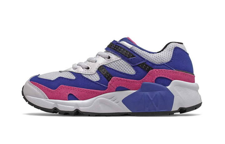 New Balance New Balance NB 850 Hook and loop Cushioning Abrasion Resistant Breathable Low top Kids Lifestyle Shoes White Blue Kids'