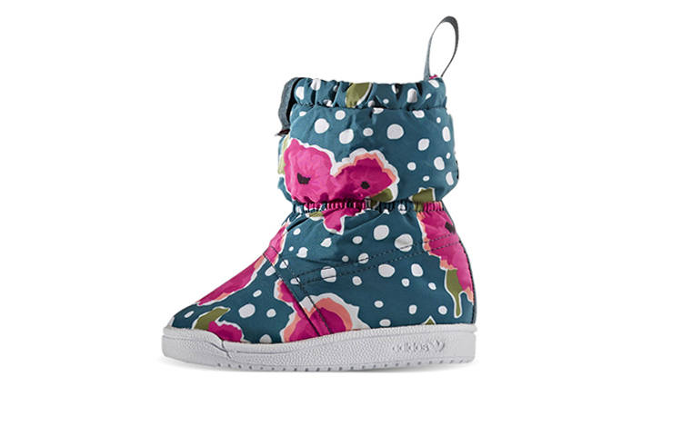 Adidas Originals Slipon Boot Comfortable Thermal High top Toddler Shoes Blue Pink Infant And Toddler
