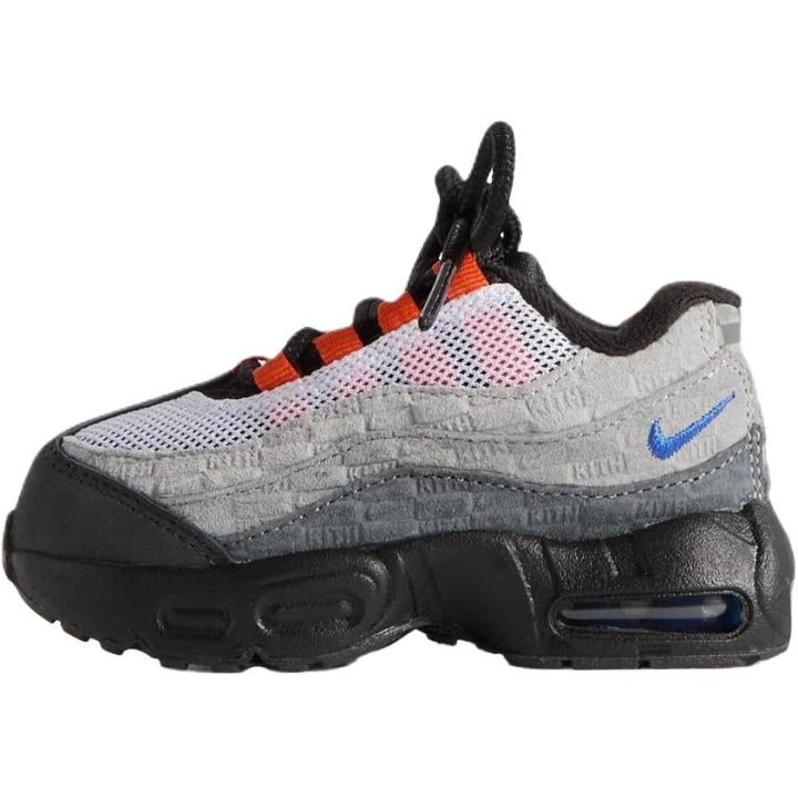 Nike KITH x Nike Air Max 95 Low top Toddler Shoes Black Gray Infant And Toddler