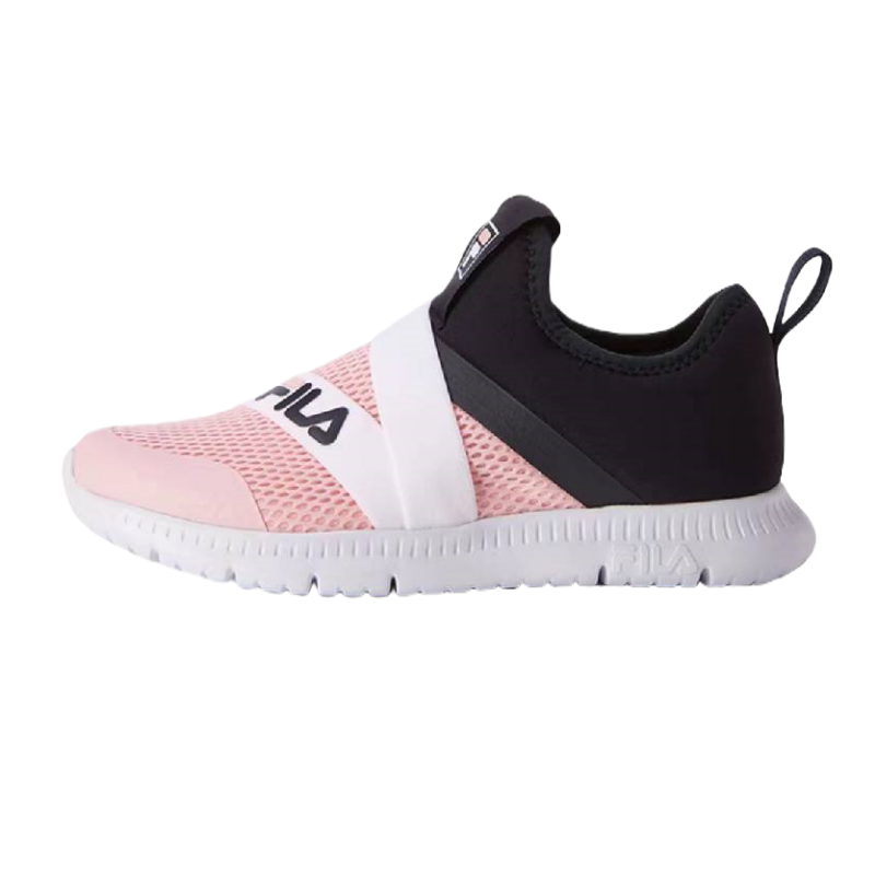 FILA KIDS Mesh Anti Kick And Breathable Low top Kids' Training Shoes Black Pink Kids'