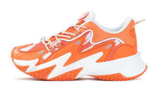 GUANLANGAOSHOU Abrasion Resistant Cushioning High top Children's Basketball Shoes Orange White Kids'