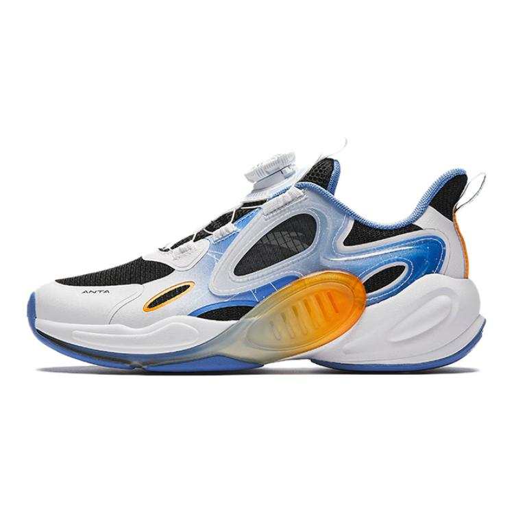 Antakids Comfortable And Breathable Low top Casual Shoes Black White Blue Teenagers