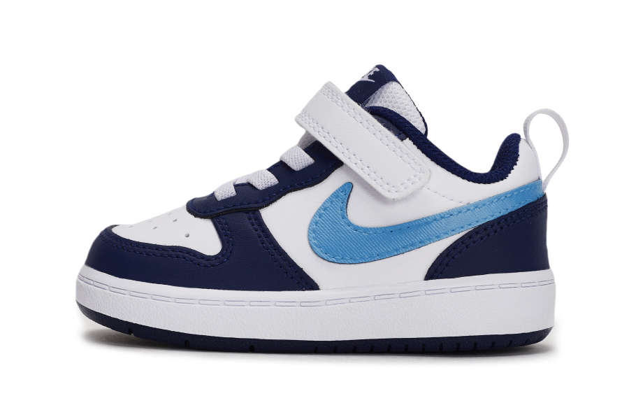 Nike Nike Low 2 Slip Resistant Anti Kick Abrasion Resistant Low top Toddler Shoes Blue White Infant And Toddler