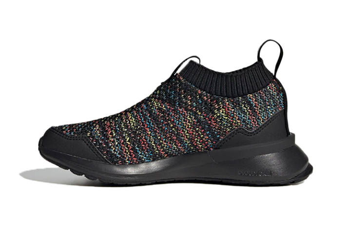 Adidas Adidas Rapida Breathable Mid top Kids' Running Shoes Black Children Aged 3 7 Years Old