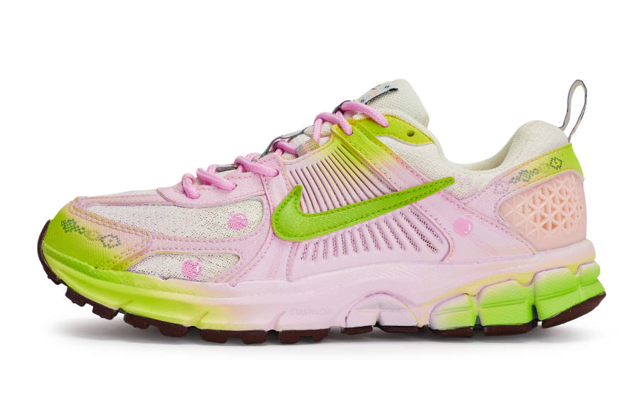 Nike Nike Vomero 5 Green Grape Apple Abrasion Resistant Low top Kids Lifestyle Shoes Pink White Yellow Green Unisex