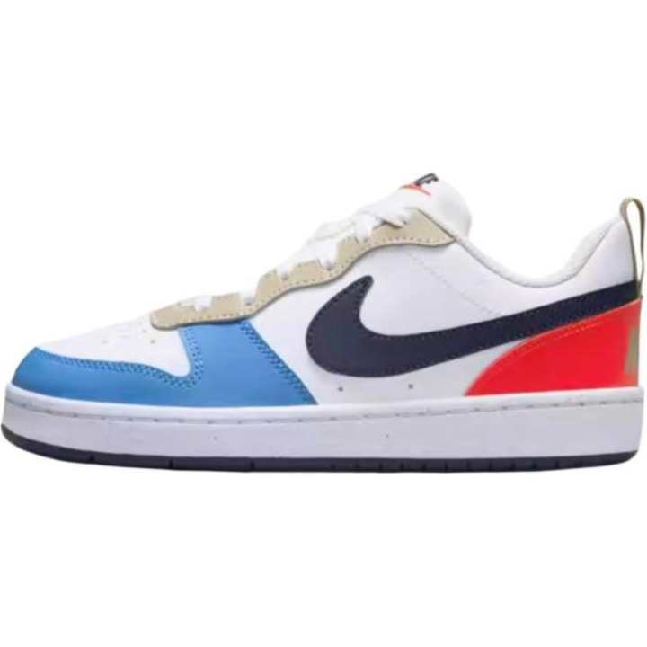 Nike Nike Court Borough Low top Skateboard Shoes White Blue Unisex