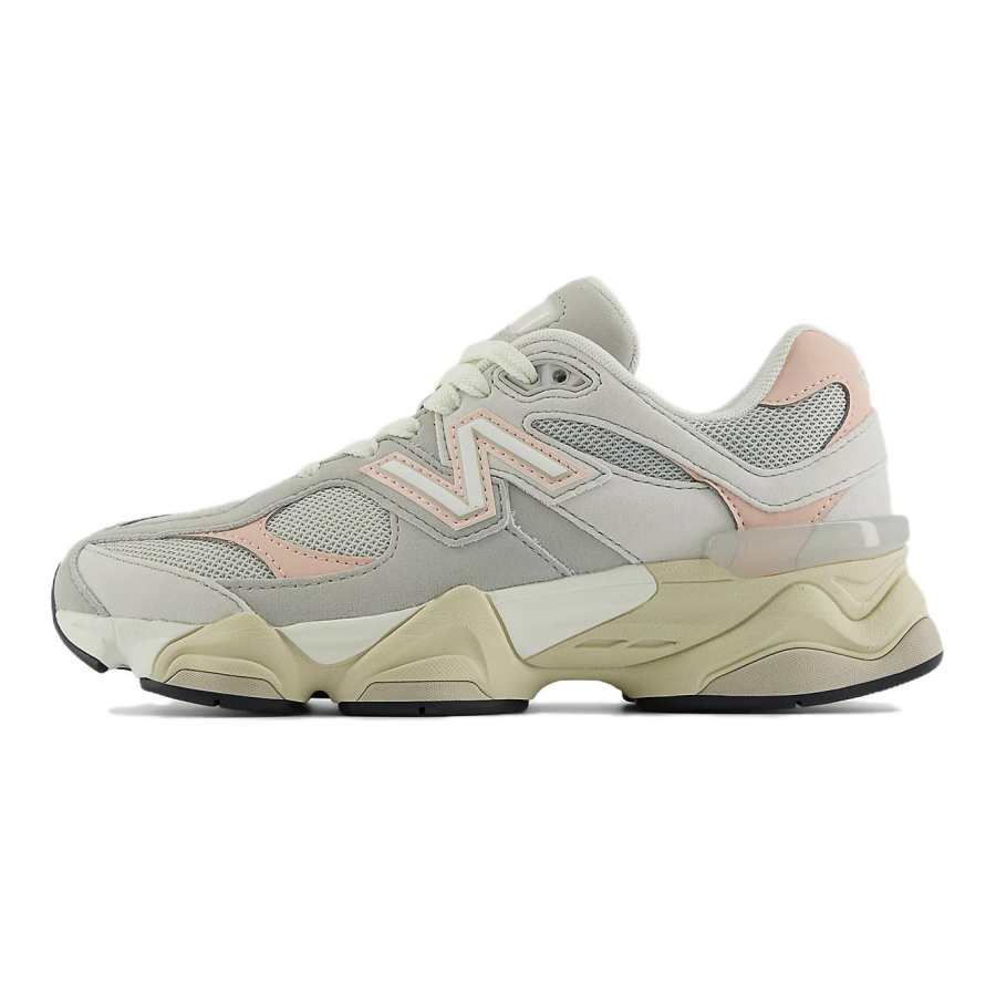New Balance New Balance NB 9060 Cushioning, Wear Resistant Low top Kids Lifestyle Shoes Gray Pink Teenagers