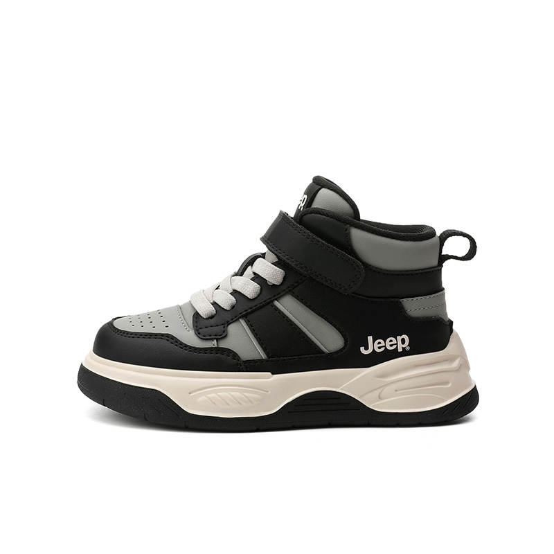 Jeep Trendy High top Kids' Skateboarding Shoes Storm Gray Kids'