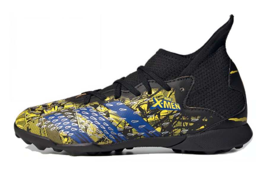 Adidas Adidas Predator Freak .3 Comfortable Cushioning Mid top Kids' Soccer Shoes Black Yellow Blue Kids'