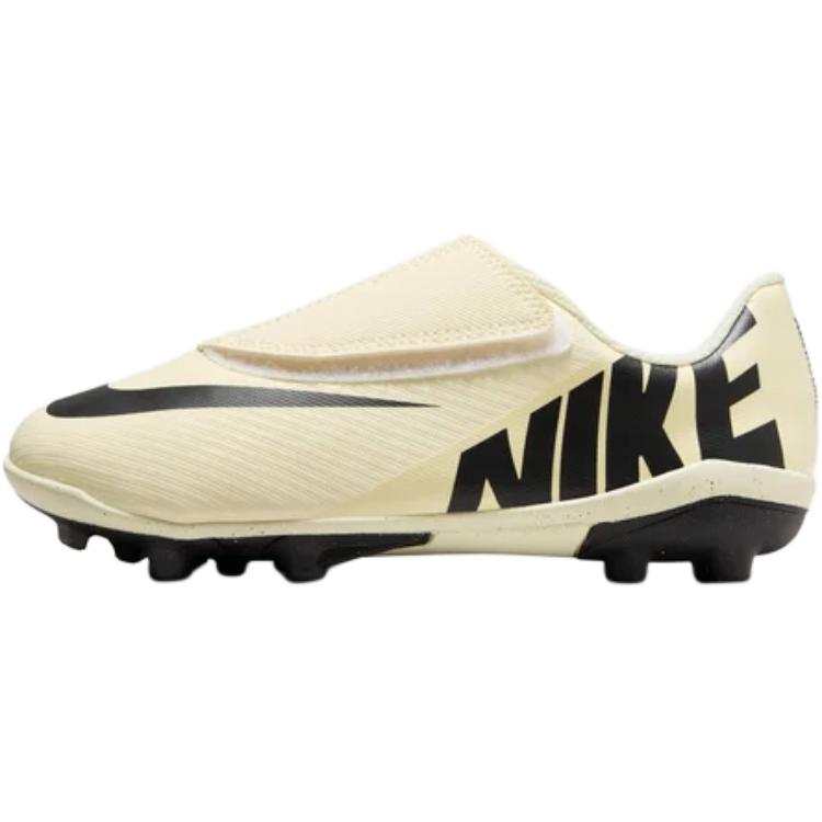 Nike Nike Mercurial Vapor 15 Slip Resistant Abrasion Resistant Low top Kids' Soccer Shoes Light Yellow