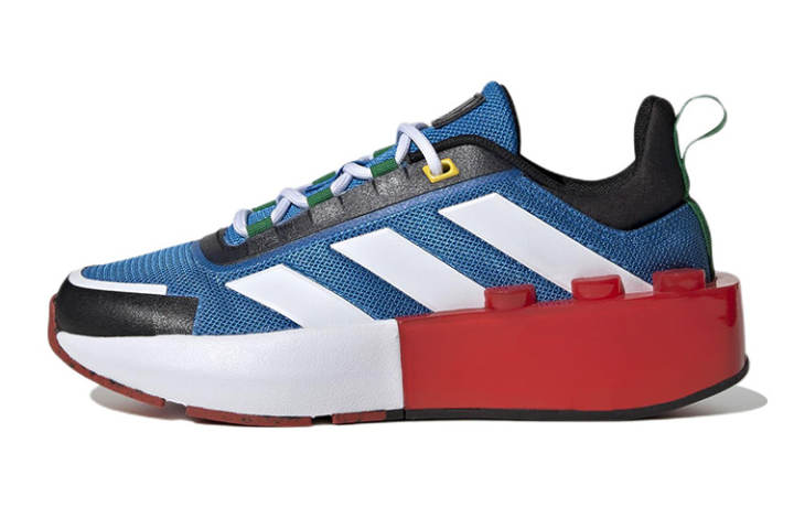 Adidas adidas Tech Runner LEGO X Big Kid 'Shock Blue Red'