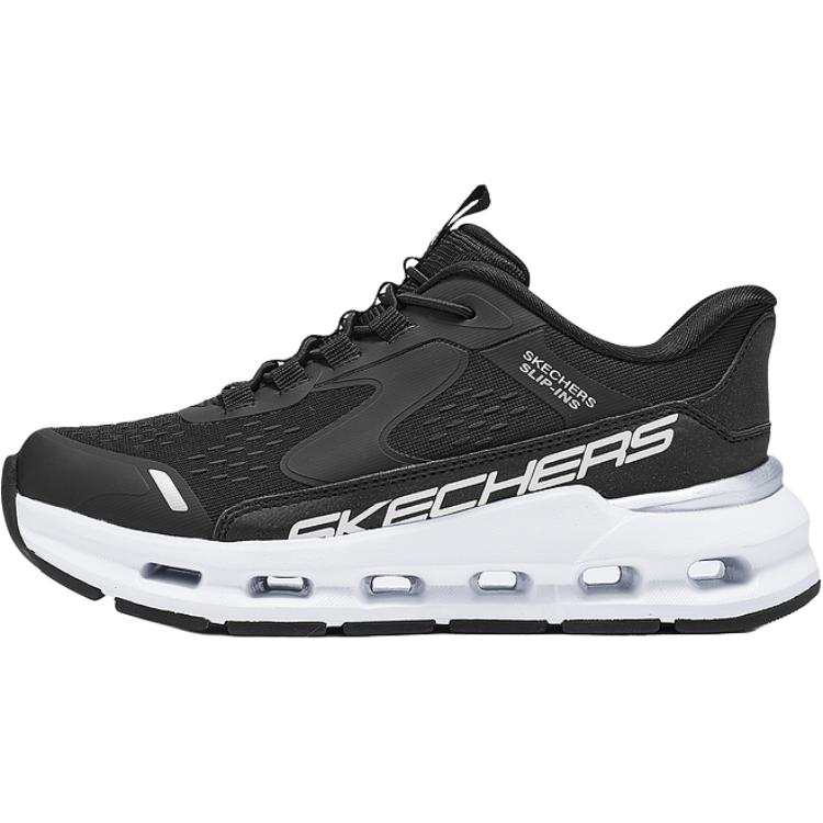 Skechers Kids SKECHERS GIRLS Cushioning, Wear Resistant Low top Running Shoes Black/White Kids'