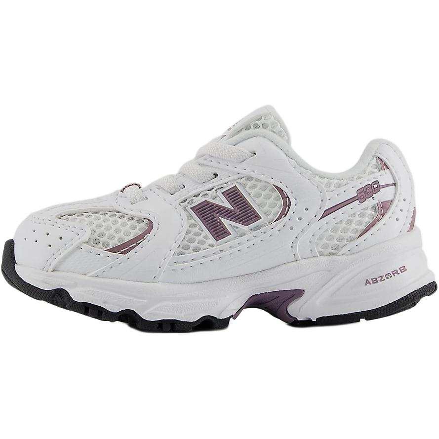 New Balance New Balance NB 530 Bungee Mesh Comfortable Low top Toddler Shoes White/Purple Infant And Toddler