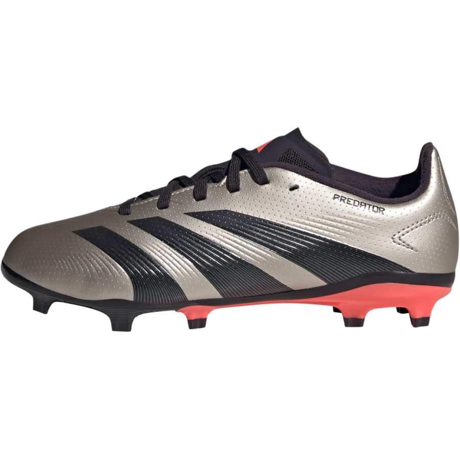 Adidas Adidas PREDATOR LEAGUE Abrasion Resistant Abrasion Resistant Low top Kids' Soccer Shoes Silver Kids'