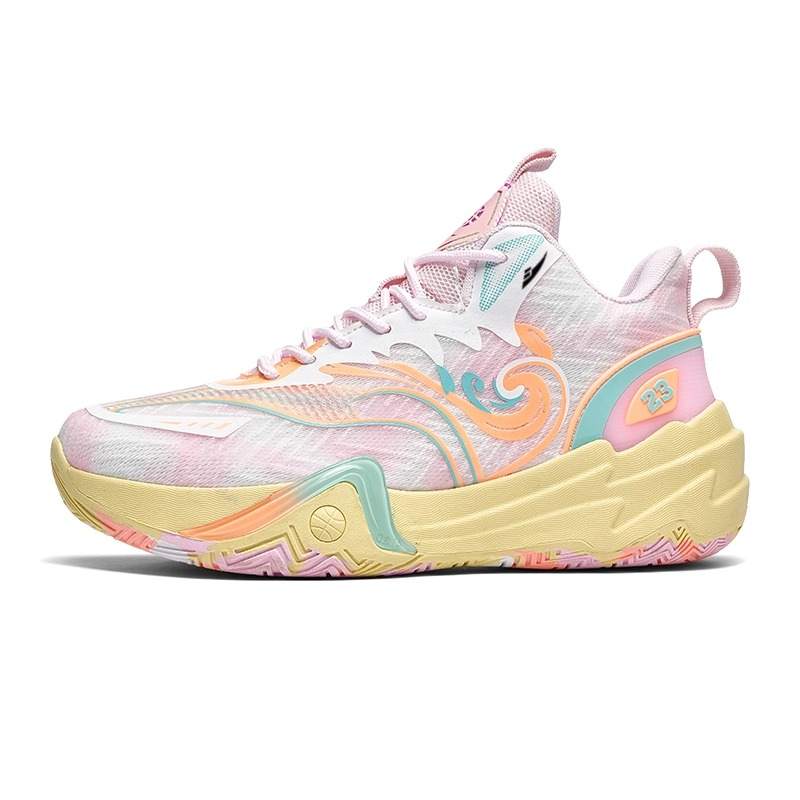KUDING Mesh Cushioning Abrasion Resistant Breathable Low top Basketball Shoes Unisex