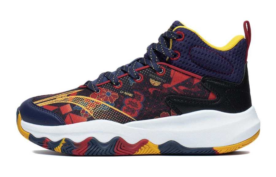 Li-Ning YOUNG Li Ning YOUNG Avant Garde Power PRIMARY 3.0 Comfortable Slip Resistant Abrasion Resistant Mid top