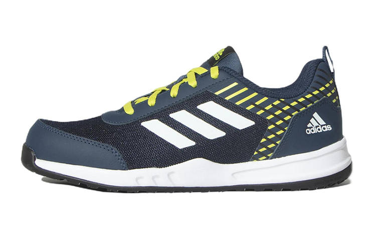 Adidas Adidas Lit Up 1.0 J Comfortable Slip Resistant Abrasion Resistant Low top Kids' Running Shoes Blue Teenagers