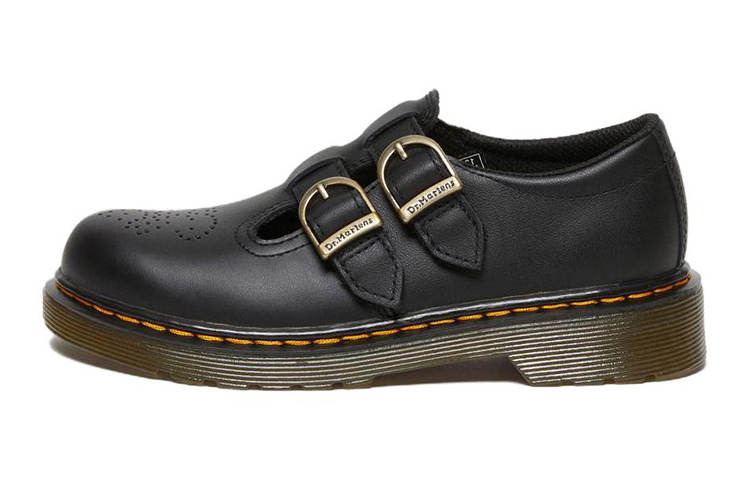Dr.Martens 8065 Anti Kick Anti kick Low top Kids' Leather Shoes Black Kids'