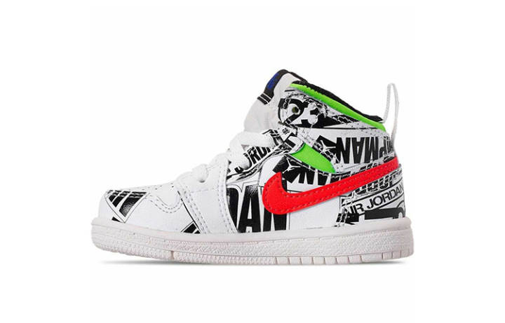 Jordan Jordan 1 Mid All Over Logos TD