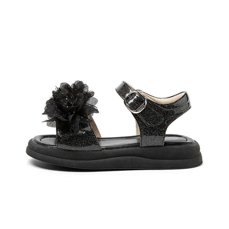 Snoffy Slip Resistant And Breathable Children's Sandals Black Kids'