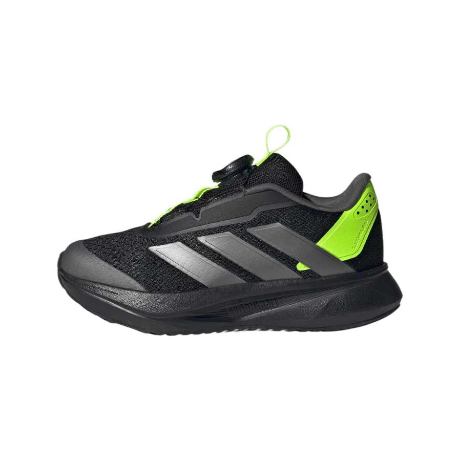 Adidas Adidas DURAMO SL 2.0 Comfortable Kids Lifestyle Shoes Black/Bright Metal Iron Gray/Lemon Kids'