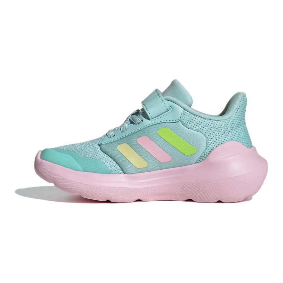 Adidas Adidas TENSAUR RUN 2.0 Cushioning Breathable Low top Kids' Running Shoes Green Pink Kids'