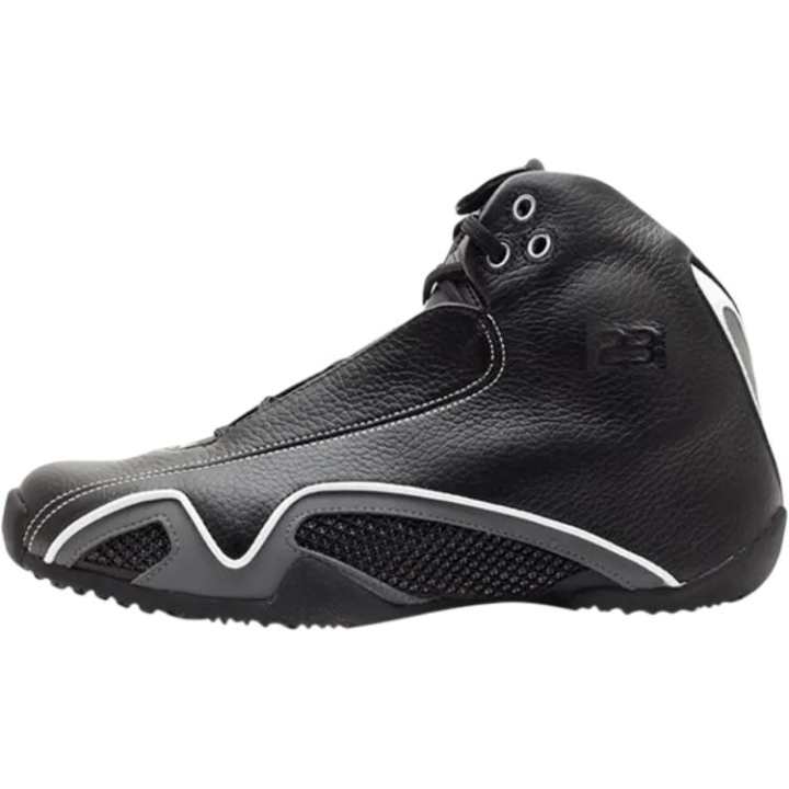 Jordan Jordan Air Jordan 21 Leather High top Basketball Shoes Black Unisex