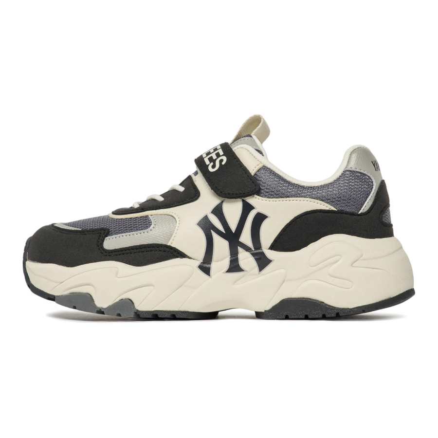 MLB KIDS Abrasion Resistant Low top Kids Lifestyle Shoes Beige Black Kids'
