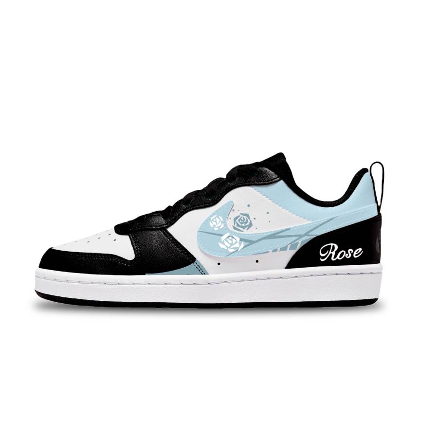Nike Nike Court Borough Blue River Rose Fresh Slip Resistant Abrasion Resistant Slip Resistant Abrasion Resistant Low top