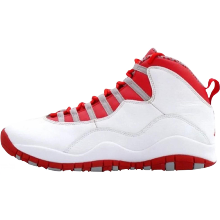 Jordan Jordan Air Jordan 10 High top Basketball Shoes White Unisex