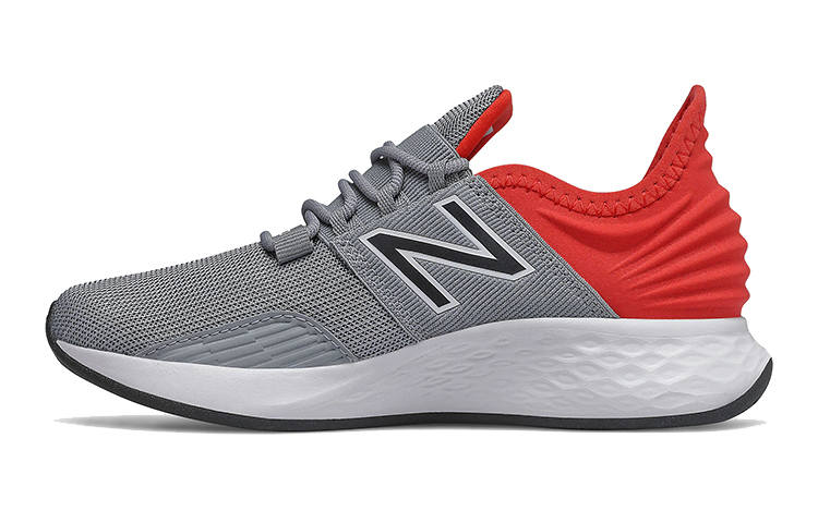 New Balance New Balance NB Fresh Foam Roav Low top Kids' Running Shoes Gray Red Children Aged 3 7 Years Old